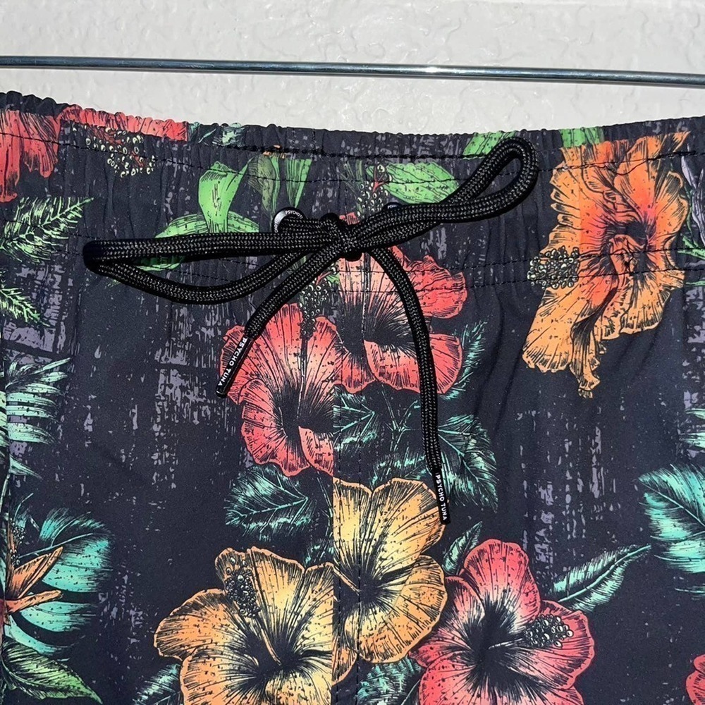 Psycho Tuna Floral Pool Shorts With Waterproof Phone Holder Size Small - Picture 3 of 9